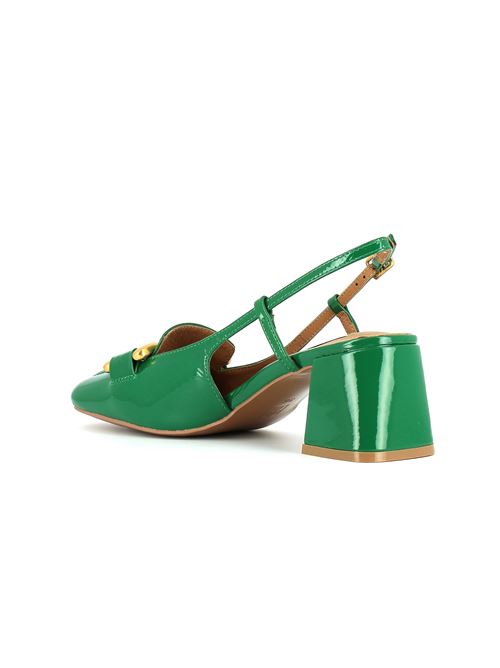 decolleté modello Dennis in vernice verde BIBI LOU | 574Y
